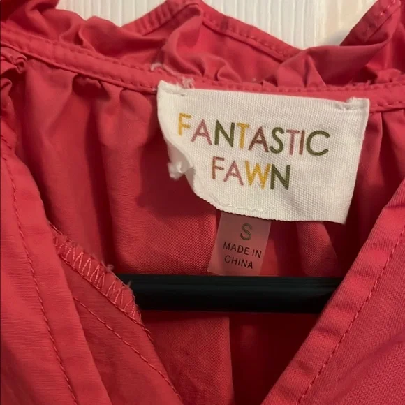 Pink Ruffle Mini Dress - Picture 3 of 5